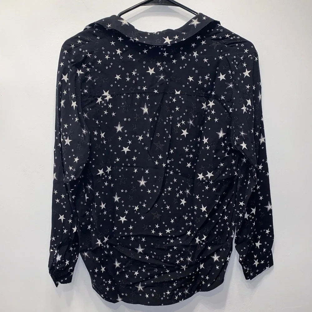 🟣 Rails Button Down - Star Pattern - Picture 5 of 10